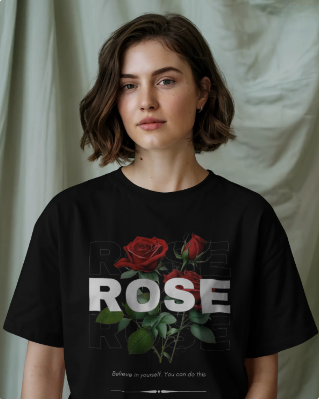 Red Rose Graphic Tee