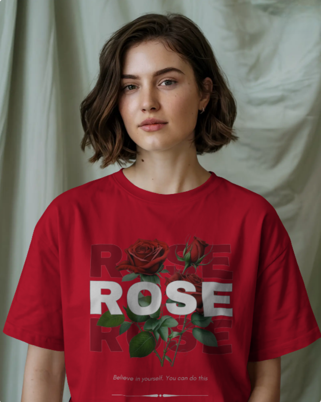 Red Rose Graphic Tee