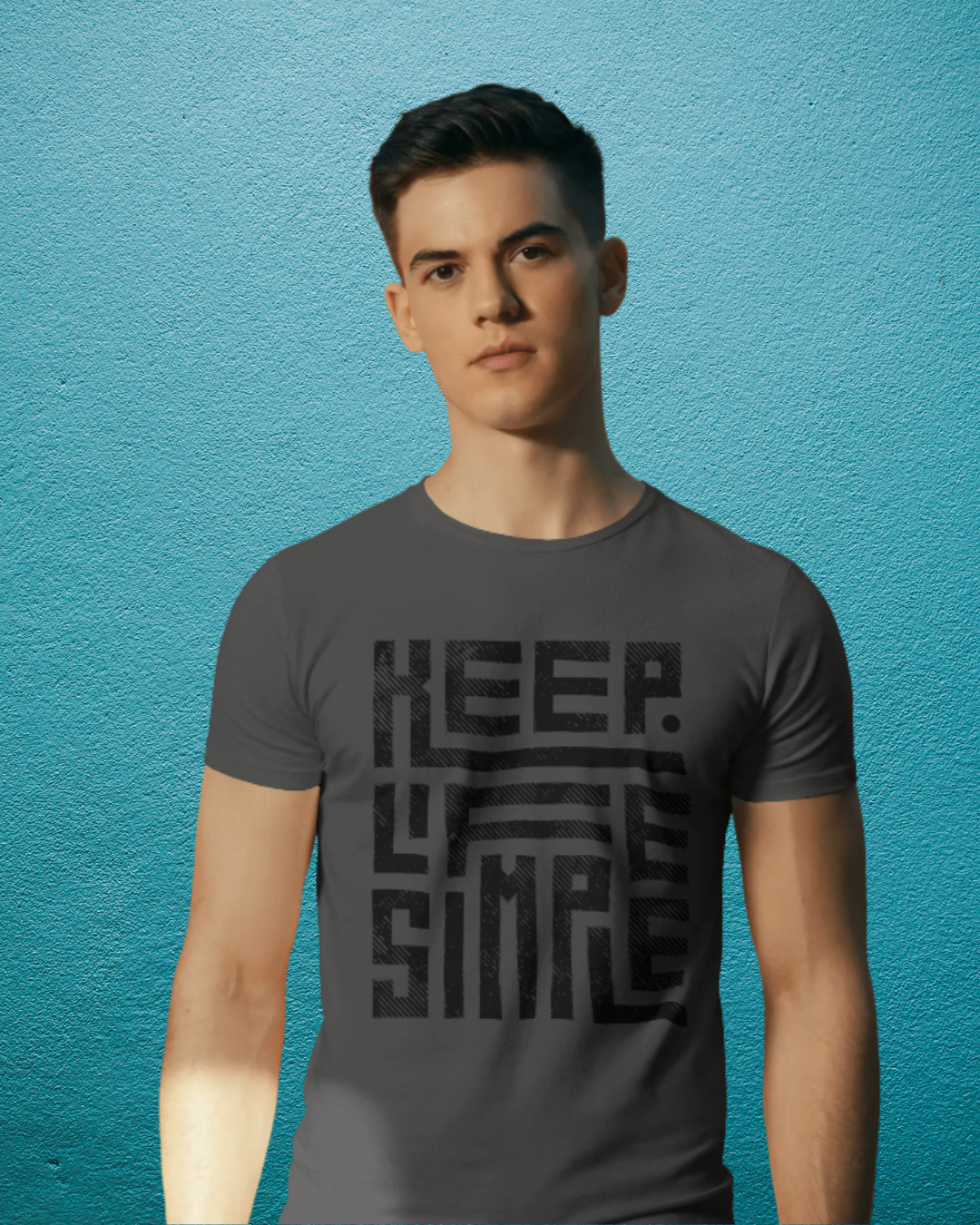 Keep Life Simple Graphic Tee (Black)
