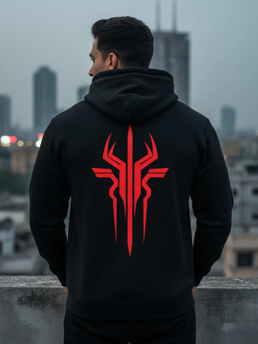 Red Spider Graphic Hoodie