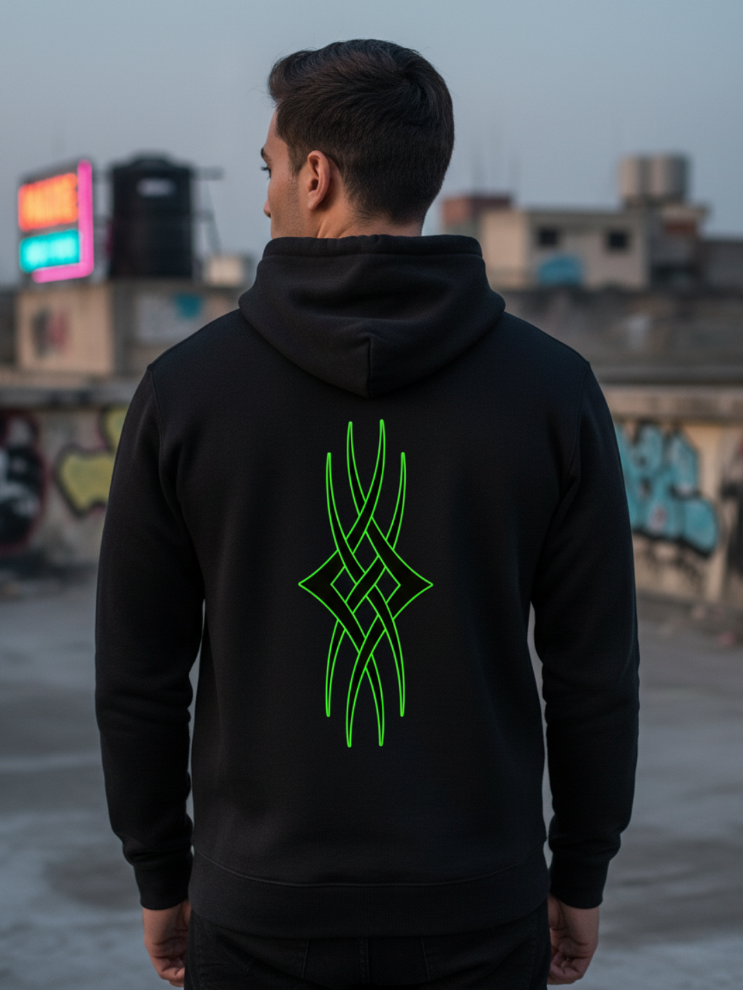 Tribal Graphic Hoodie