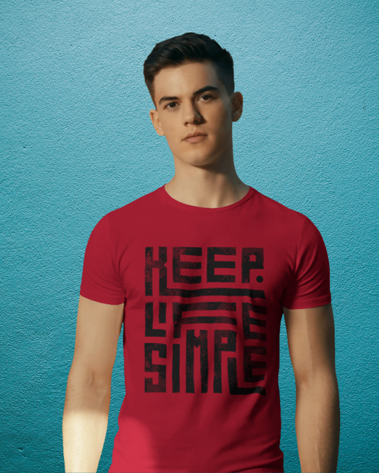 Keep Life Simple Graphic Tee (Black)