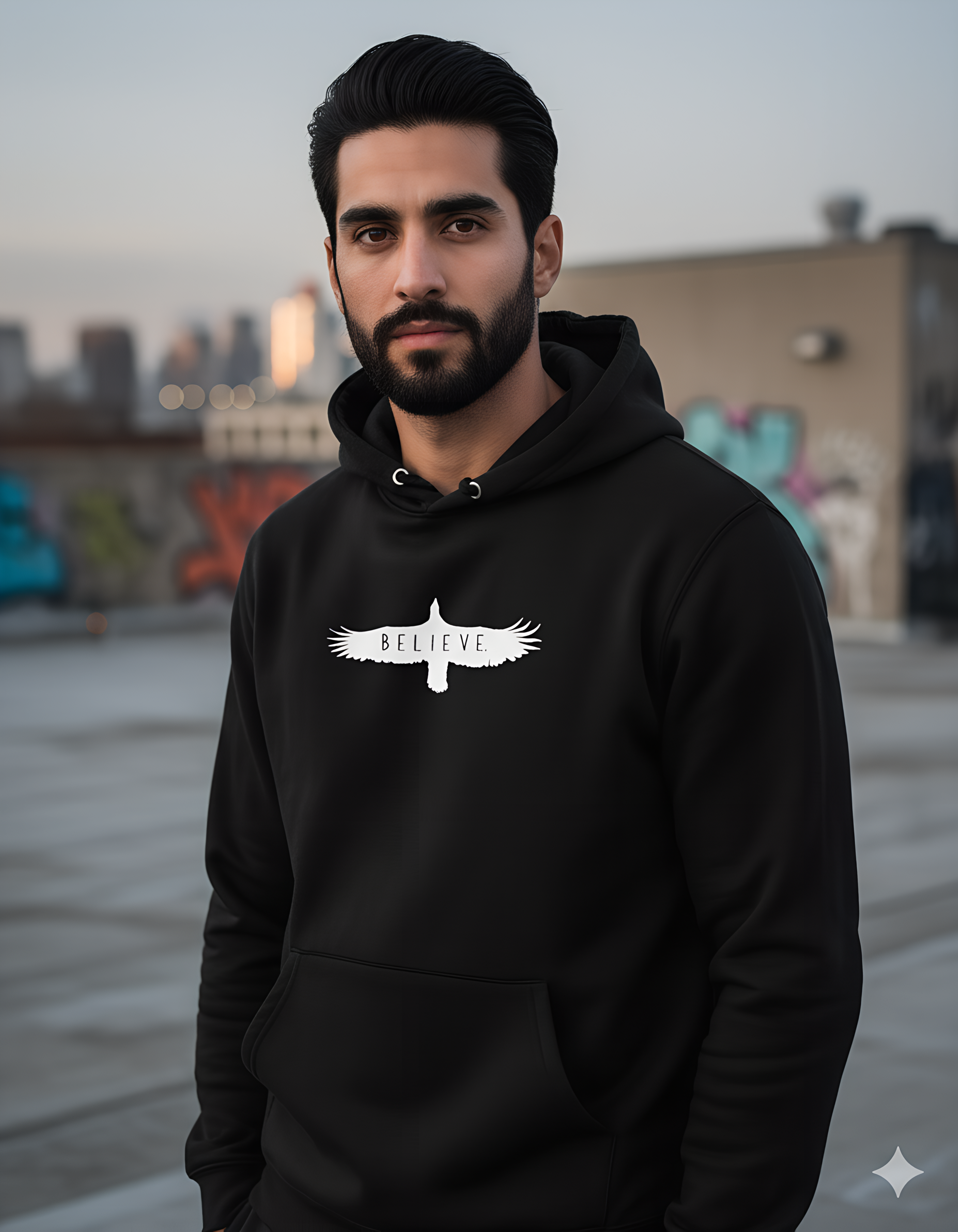 Believe Graphic Hoodie